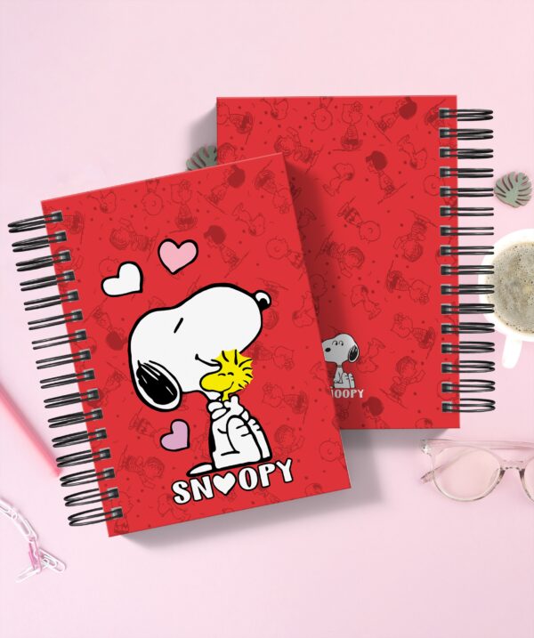 Cuaderno Imprimible Snoopy LOVE - Editable A5 - Imagen 3