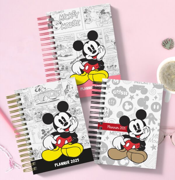 Cuaderno Planner Imprimible Mickey - Editable A5 - Imagen 2