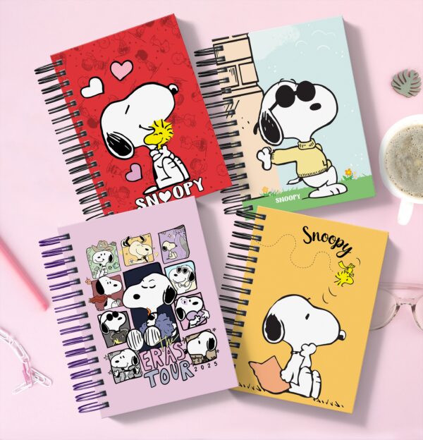 Kit Cuaderno Planner Imprimible Snoopy - Editable A5